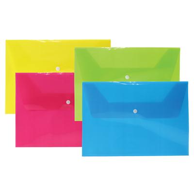 รูปสินค้า ซองกระดุมพลาสติก F4 (แพ็ค6ซอง) (1แถม1) ออร์ก้า F-120